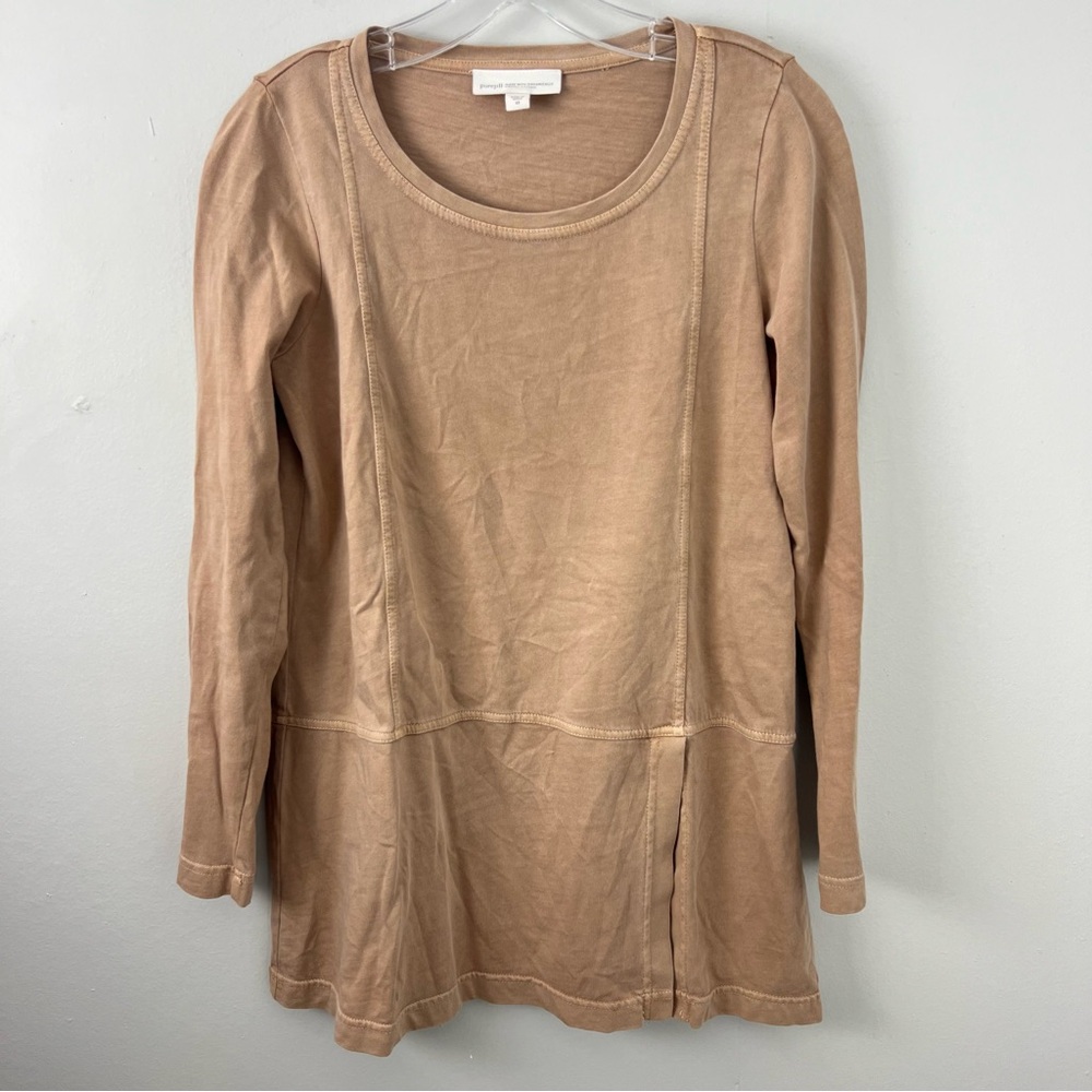 J. Jill Organic Cotton Peplum Top